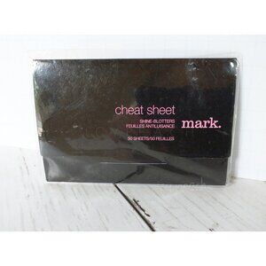 mark by Avon Cheat Sheet Shine-Blotters New 50 Sheets Absorbs Oil Controls Shine
